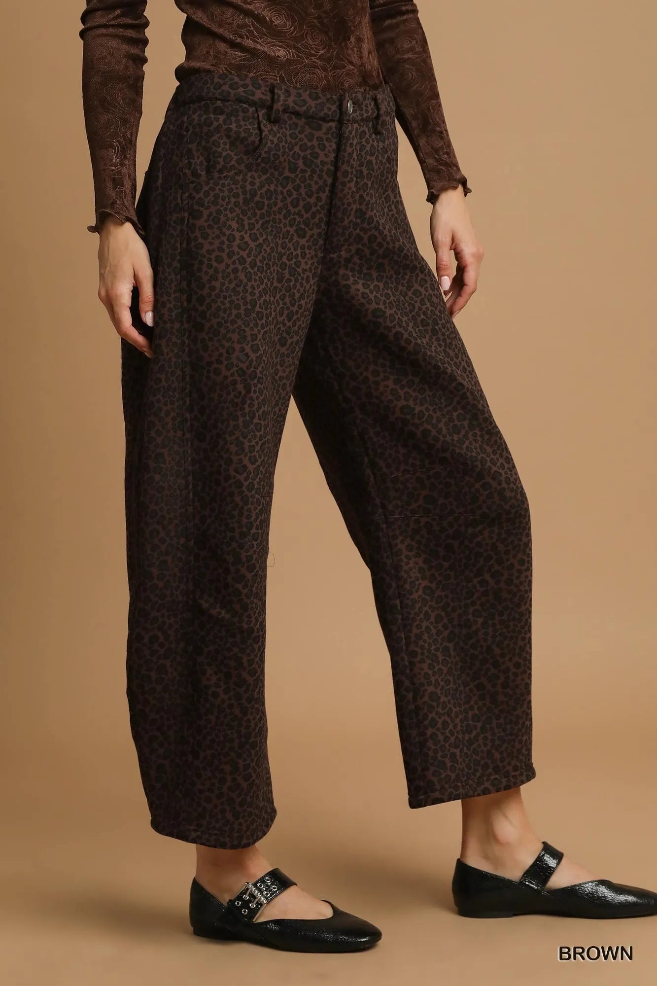 Leopard Print Wide Leg Pants – Bold, Trendy & Statement-Making